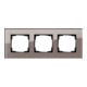 Gira Cadre de recouvrement triple Esprit verre Umbra 0213122