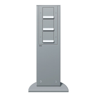 Gira Colonne d'énergie 134126 Aluminium 491 mm 3 prises de courant avec terre