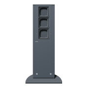 Gira Colonne E 3x unité vide 491 mm Énergie 134528-3