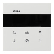 Gira Commande supérieure rws pour volet roulant + horloge 5366112-1