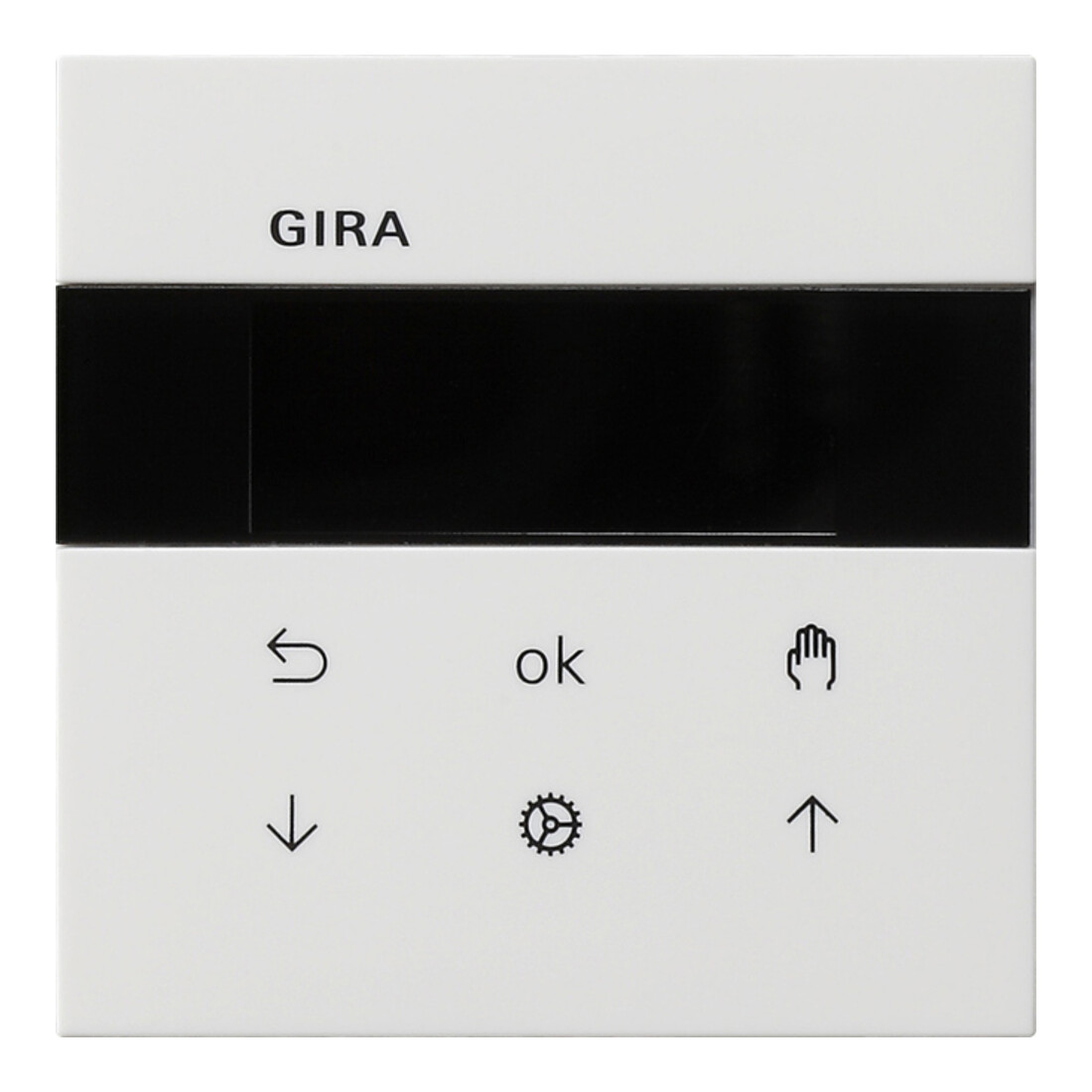 Gira Commande supérieure rws pour volet roulant + horloge 5366112