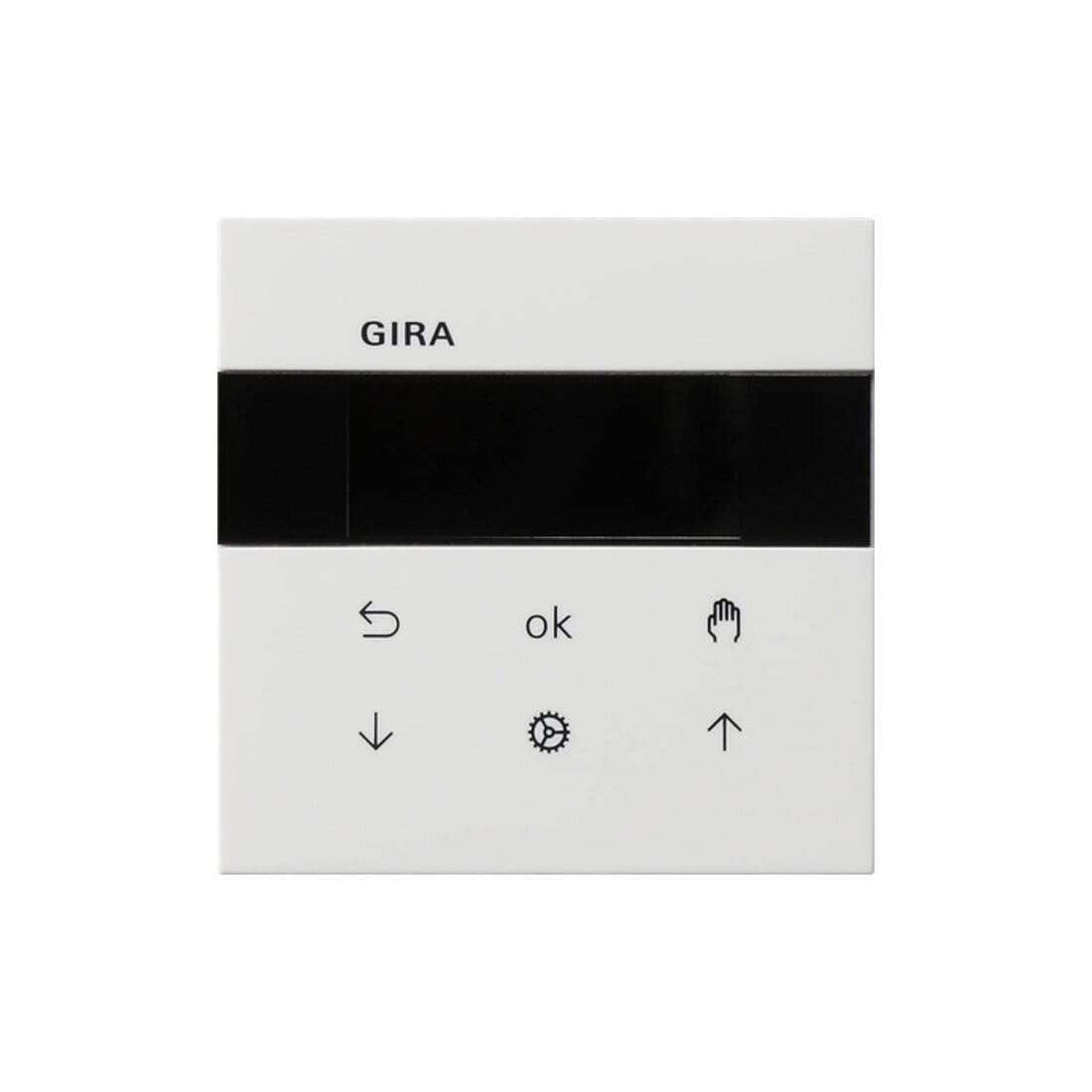 Gira Commande supérieure rws pour volet roulant + horloge 5366112