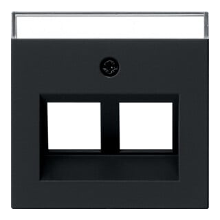 Gira Couvercle noir 30° avec BSF pour anneau porteur 2640005