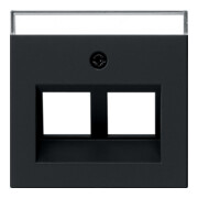Gira Couvercle noir 30° avec BSF pour anneau porteur 2640005-1