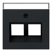 Gira Couvercle noir 30° avec BSF pour anneau porteur 2640005-3