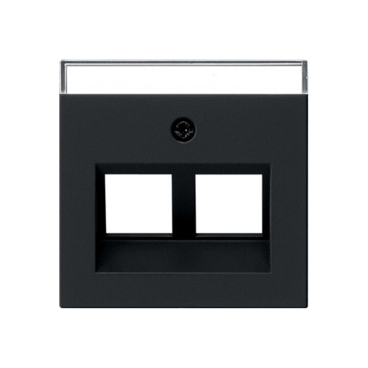 Gira Couvercle noir 30° avec BSF pour anneau porteur 2640005