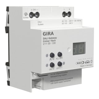 Gira DALI Gateway Colour 1f REG KNX Secure 211100