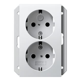 Gira Double prise SCHUKO simple rws 273103
