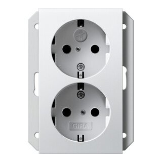 Gira Double prise SCHUKO simple rws mat 273127