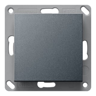Gira Émetteur mural radio 1 bouton sans pile Anthracite 242128