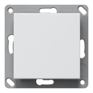 Gira Émetteur mural sans pile 1 bouton blanc pur 242103