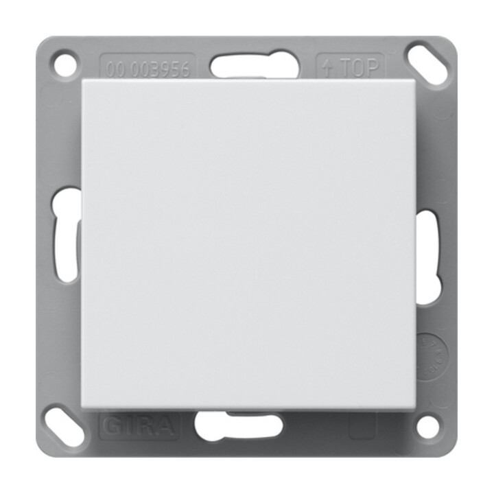 Gira Émetteur mural sans pile 1 bouton blanc pur 242103