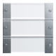 Gira Ensemble d'interrupteurs 3-fach alu 213326