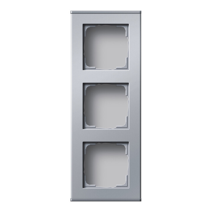 Gira Gehäuse 3-fach alu 136326