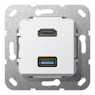 Gira HDMI USB 3.0 A Kabelpeit. rws 567903