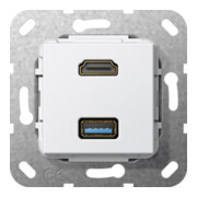 Gira HDMI USB 3.0 A Kabelpeit. rws 567903-3