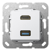 Gira HDMI USB 3.0 A Kabelpeit. rws 567903-3