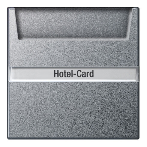 Gira Hotel-Card-Taster alu System55 014026