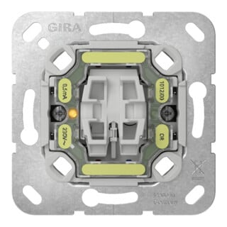 Gira Interrupteur à bascule avec témoin, 2 pôles, 10AX 250V~ 312200