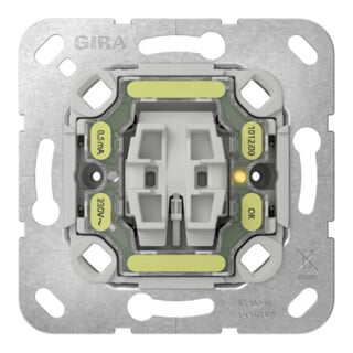 Gira Interrupteur à bascule de contrôle 2 pôles 10AX 250V~ Modèle 382200
