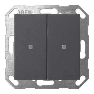 Gira Interrupteur à bascule KNX 2 fois Anthracite 517328