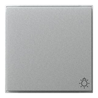Gira Interrupteur à bascule Symb. Lumière WG encastré F Aluminium 328565