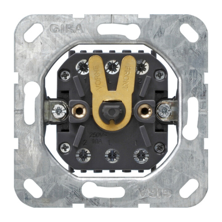 Gira Interrupteur à volets roulants/commande 2 pôles 015700