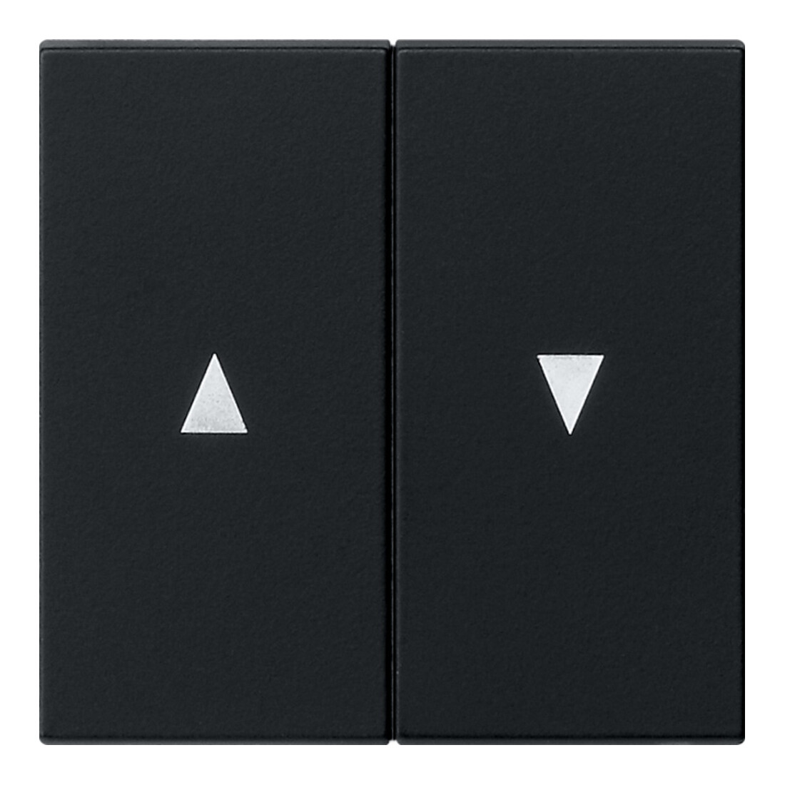 Gira Interrupteur bascule 2x noir avec symbole flèche 0294005