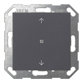 Gira Interrupteur-poussoir à bascule KNX 1f Anthracite 517228