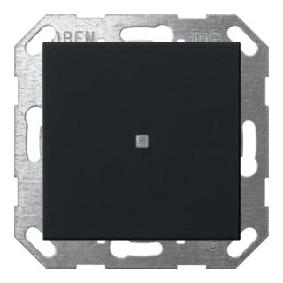 Gira Interrupteur-poussoir KNX 1f noir mat