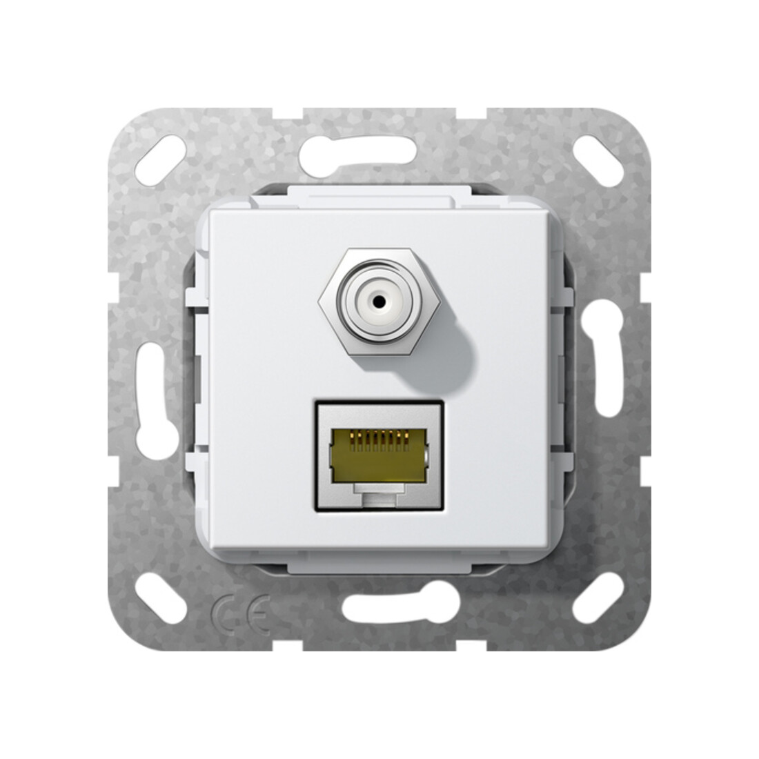 Gira Jack modulaire RJ45 Cat6A avec SAT F et 569703