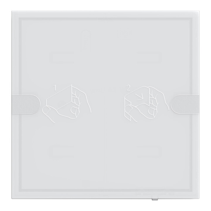 Gira KNX Capteur tactile 4 Confort 1f TS4 ws 5001003