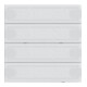 Gira KNX Capteur tactile 4 Confort 4f TS4 blanc 5004003
