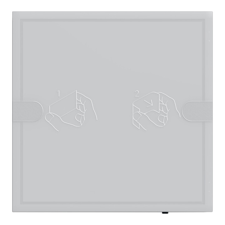 Gira KNX Capteur tactile 4 fonctions 1f TS4 anthr. 5001028