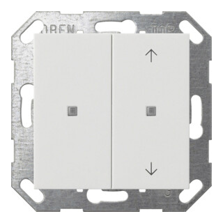 Gira KNX Interrupteur à bascule 2f blanc non imprimé/flèches 517503
