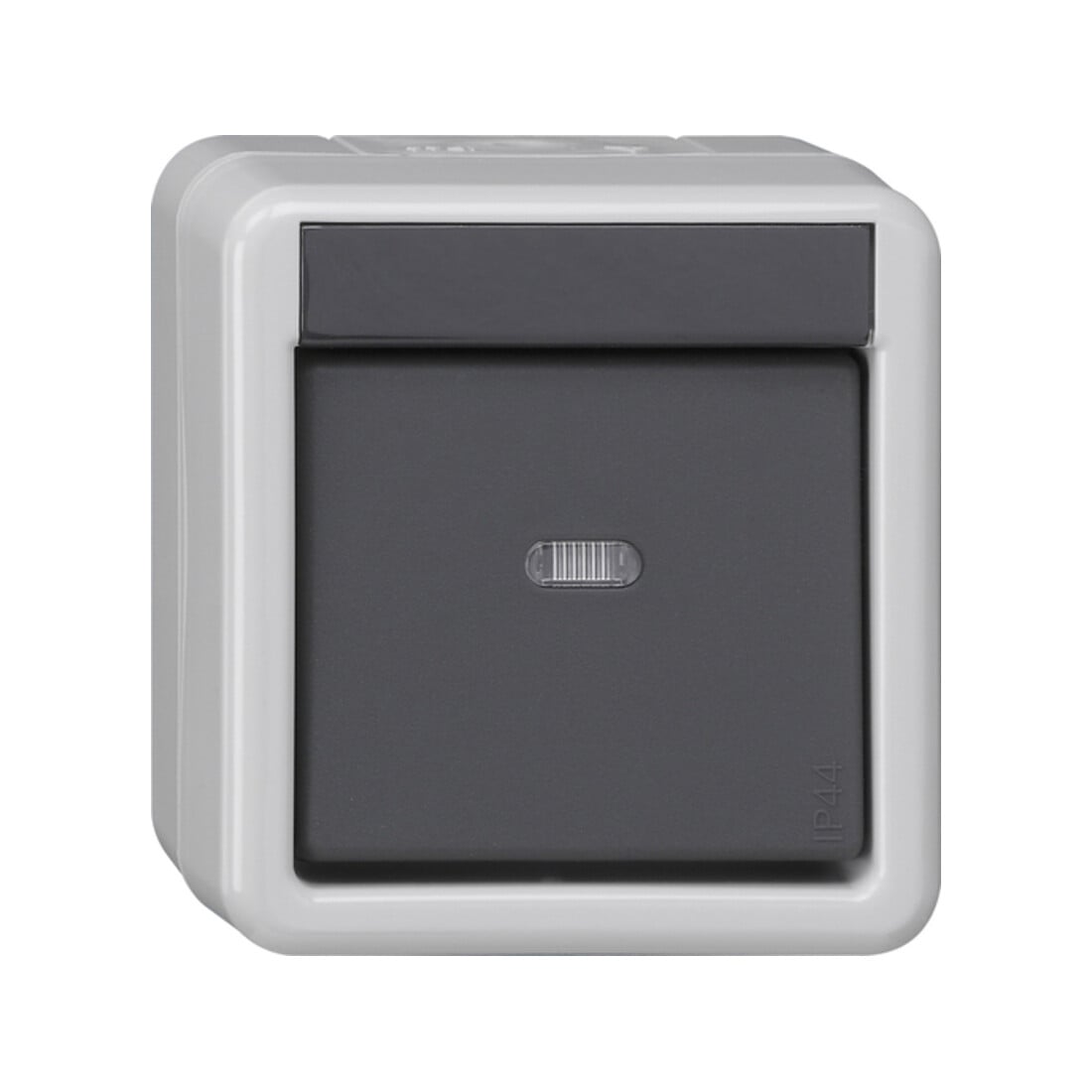 Gira KNX Interrupteur BA 1 touche gris saillie 1 point 515130