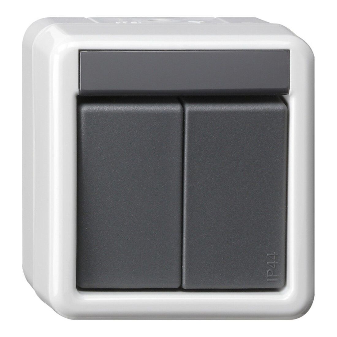 Gira KNX Interrupteur BA 2 boutons gris AP 1 point 516130