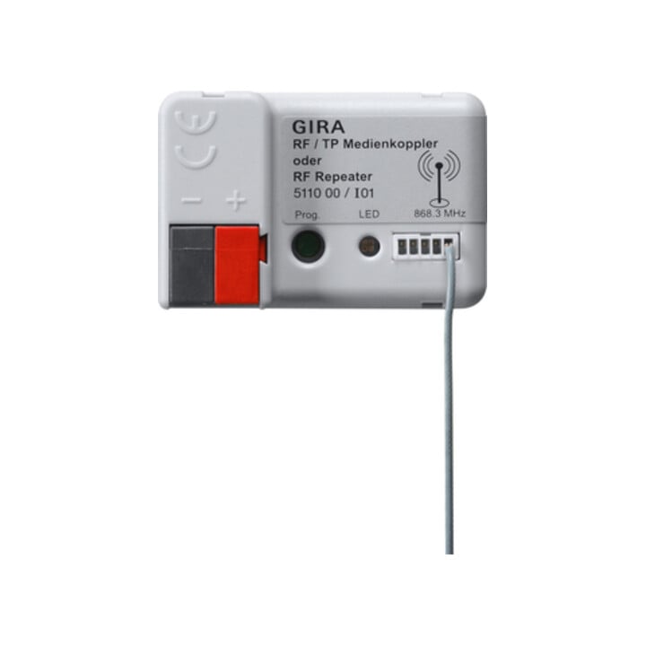 Gira KNX RF/TP Medienkoppler RF-Repeater 511000