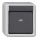 Gira KNX Taster BA 1fach grau AP 1Punkt 515130