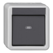 Gira KNX Taster BA 1fach grau AP 1Punkt 515130-3