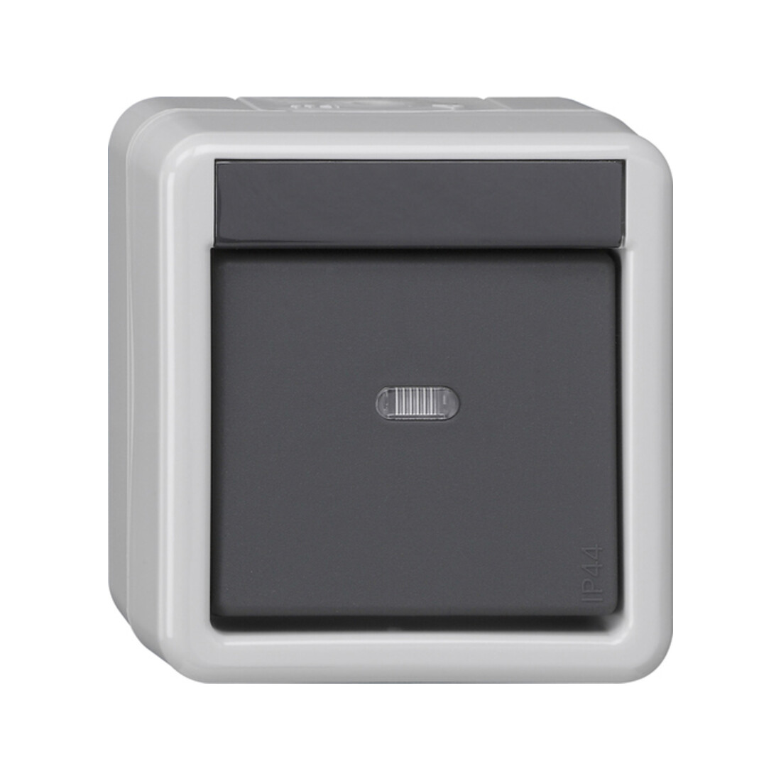 Gira KNX Taster BA 1fach grau AP 1Punkt 515130