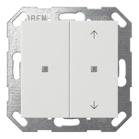 Gira KNX Taster Wippe 2f rws unbedruckt/Pfeile 517503