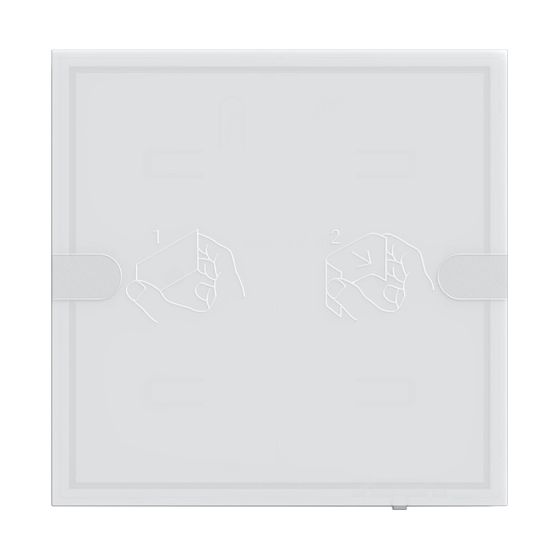 Gira KNX Tastsensor 4 Komfort 1f TS4 ws 5001003