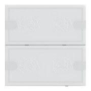 Gira KNX Tastsensor 4 Komfort 2f TS4 ws 5002003-3