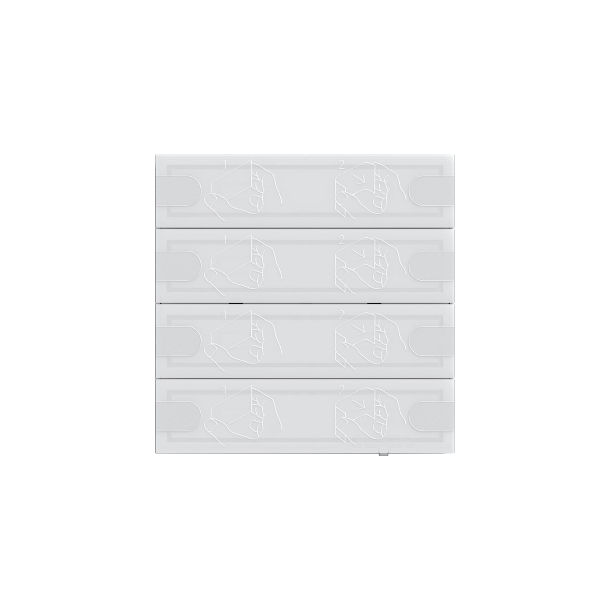 Gira KNX Tastsensor 4 Komfort 4f TS4 ws 5004003