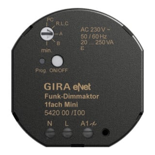 Gira Mini actionneur de variation radio 20 250VA 542000