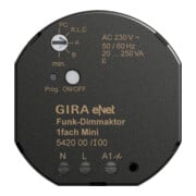 Gira Mini actionneur de variation radio 20 250VA 542000-1