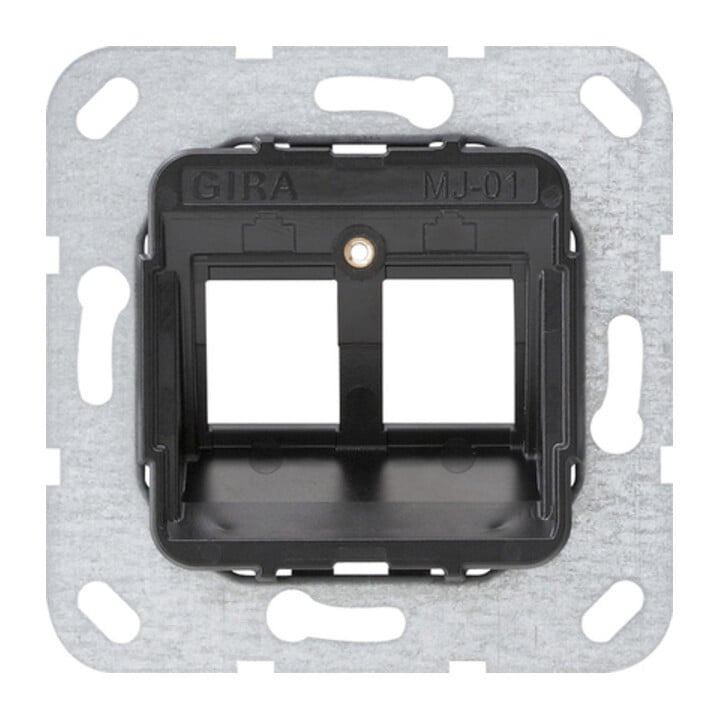 Gira Modular Jack 1 support encastré double 560100