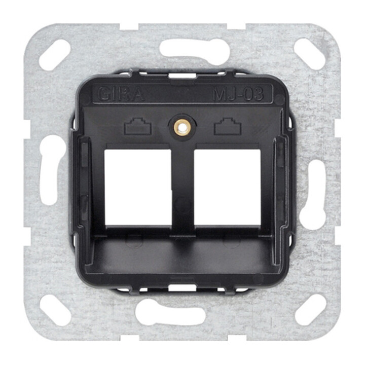 Gira Modular Jack 3 support encastré 2x 560300