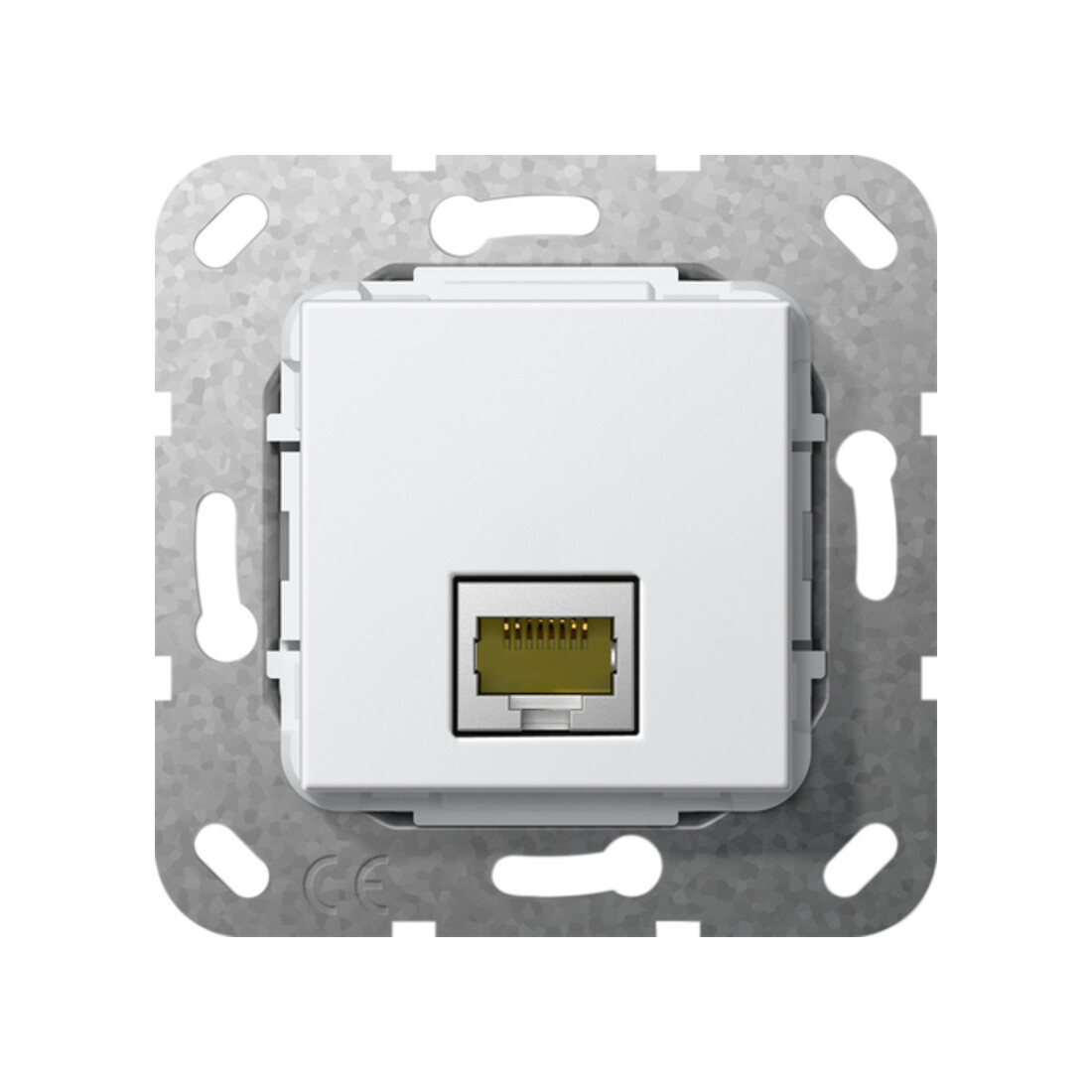 Gira Modular Jack RJ45 Cat6A rws LSA Plus Buchse 569603